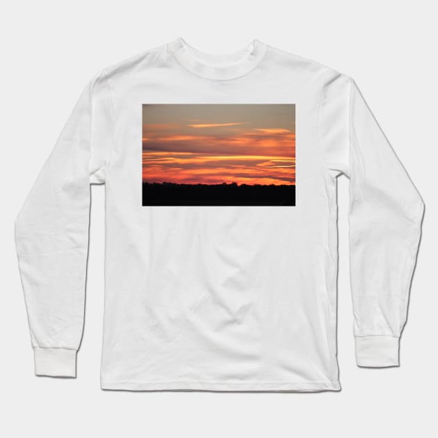 Colorful Clouds Long Sleeve T-Shirt by Cynthia48